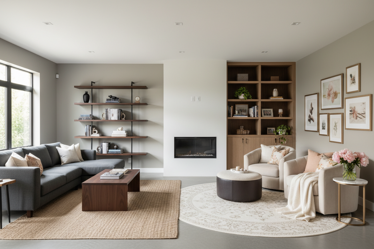 His Style, Her Style, One Home: How to Blend Different Decorating Tastes