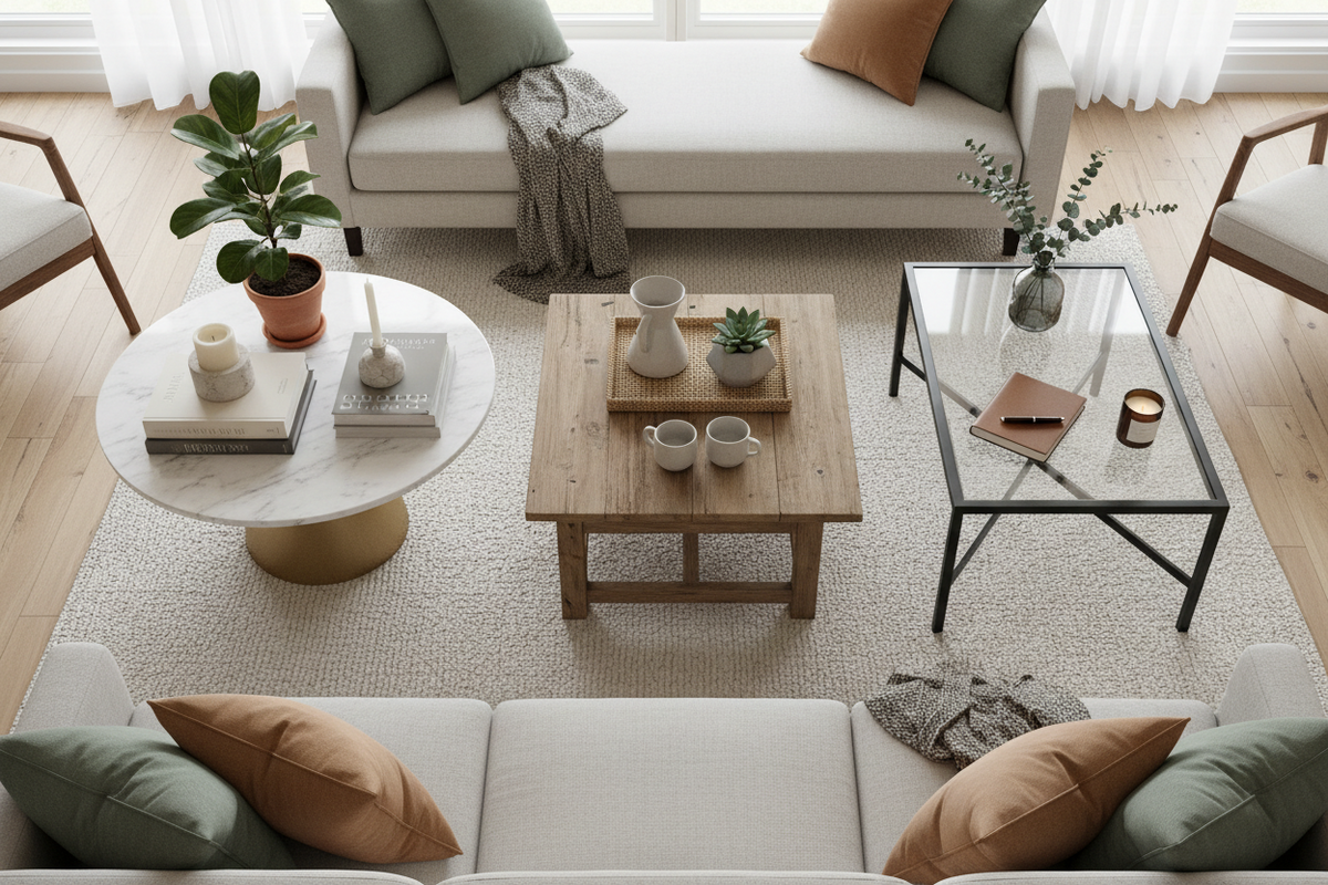 Round, Square, or Rectangle? How to Choose the Perfect Coffee Table