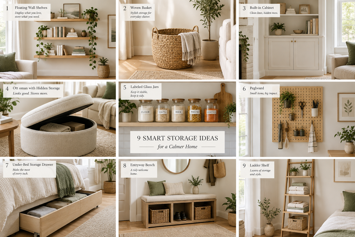 Where Did Everything Come From? 9 Smart Storage Ideas for a Calmer Home
