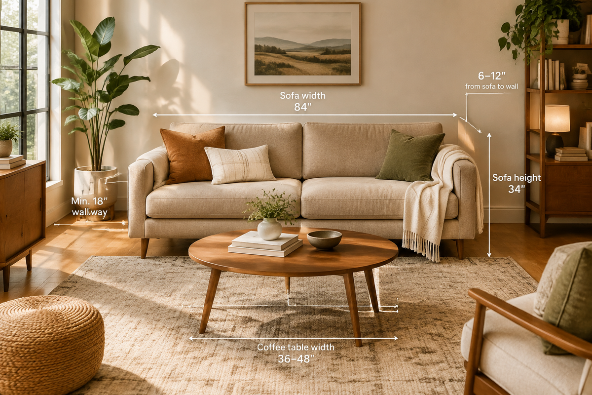 The Ultimate Space Guide: How to Choose the Perfect Sofa Size for Your Living Room