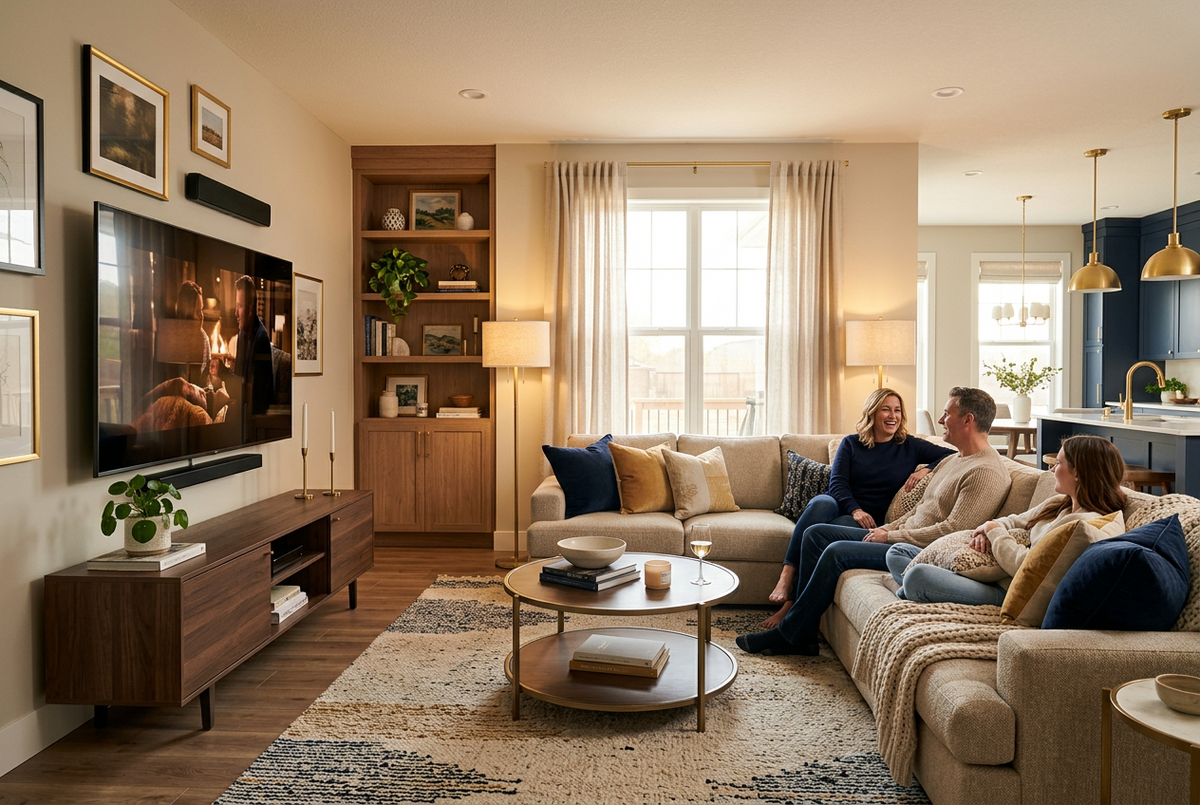 TV Time or Together Time? How to Design a Living Room That Works for Both