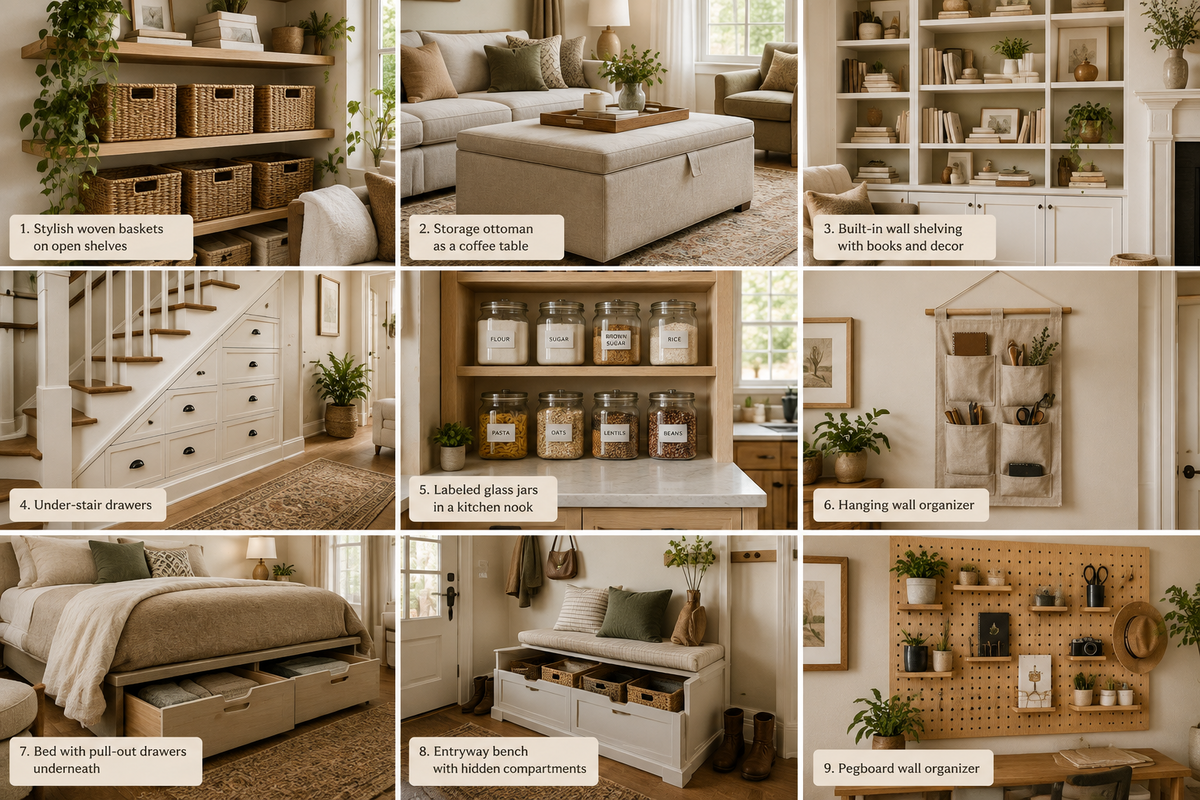 Where Did Everything Come From? 9 Smart Storage Ideas for a Calmer Home