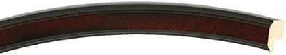 OVALCREST Oval Beveled Wall Mirror for Home Decor - Toronto Style (Vintage Cherry) 26" x 22"