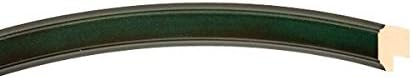 OVALCREST Oval Beveled Wall Mirror for Home Decor - Toronto Style - Hunter Green - 26" x 22"