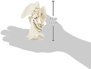 Lenox Figurine, 7-Piece Mini Nativity Set, Made Of Porcelain with 24K Gold Accent, Christmas Decoration, Christmas Decor Indoor, Winter Decor for Home, Table Decoration (Ivory, 7 Piece, 4-Inch Height)