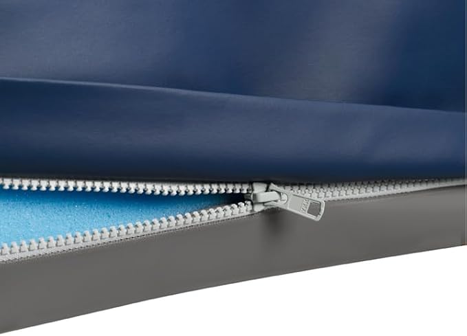 Invacare Premier Hospital Bed Mattress, Foam, Fluid-Resistant Cover Flexes in Right Places to Relieve Body Pressure, Firm Mid-Section & Soft Head/Feet Section, Enhanced Side Support for Safe Transfers