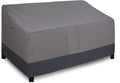 Easy-Going Waterproof Outdoor Loveseat Cover, Heavy Duty 2-Seater Patio Couch, Windproof Furniture With Air Vent (90Wx35Dx32H inch, Gray/Dark Gray)