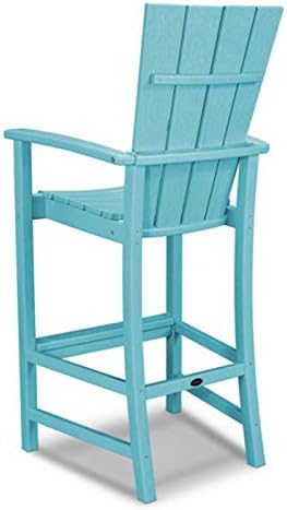 POLYWOOD® Quattro Adirondack Bar Chair in Lime