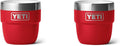 YETI Rambler 4 oz Stackable Cup, Stainless Steel, Vacuum Insulated Espresso/Coffee Cup, 2 Pack