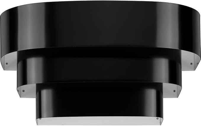 Progress Lighting P7103-31 Black One-Light Wall Sconce, 14-Inch Width X 7-Inch Height,