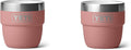 YETI Rambler 4 oz Stackable Cup, Stainless Steel, Vacuum Insulated Espresso/Coffee Cup, 2 Pack