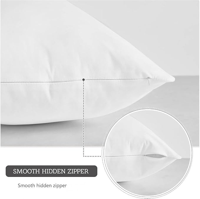 MoonRest® Synthetic Down Alternative 14x28 Lumbar Pillow Insert Form, for Decorative Throw Pillow, Sofa, Cushions, Body and Bed - Pack of 2- Size 14” X 28”