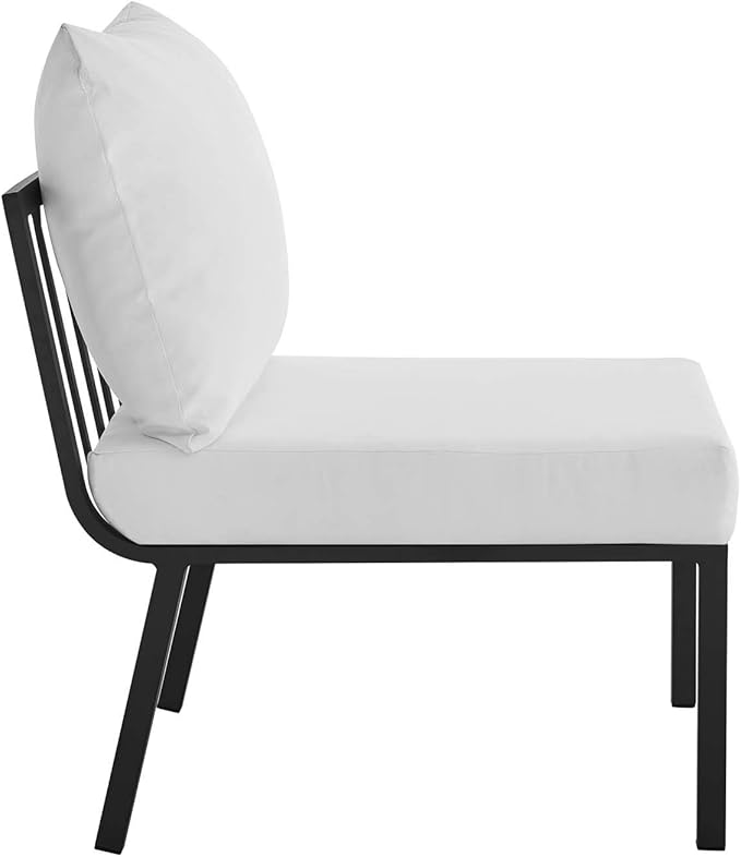 Modway Riverside Outdoor Furniture, 6-Piece Set, Gray White