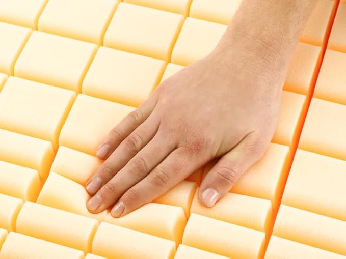 Invacare Premier Hospital Bed Mattress, Foam, Fluid-Resistant Cover Flexes in Right Places to Relieve Body Pressure, Firm Mid-Section & Soft Head/Feet Section, Enhanced Side Support for Safe Transfers
