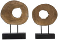 Uttermost Ashlea 2-Piece Mango Wood Log Sculpture Set