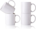 GBHOME 12 OZ Off White Coffee Mugs, Ceramic Coffee Mugs with Large Handle for Man, Woman, Dad, Mom, Light Weight Mugs Set for Latte/Cappuccino/Cocoa/Milk, Dishwasher & Microwave Safe, 4PCS
