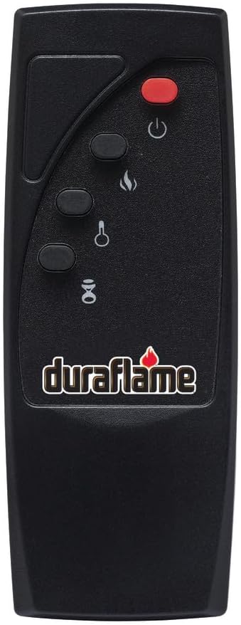 duraflame Freestanding Electric Fireplace Stove Heater with 3D Flame Effect for 1,000 Sq. Ft. Room, Cream