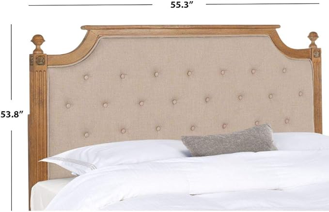 Safavieh Rustic Headboard, Full, Taupe Oak