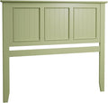 Scurrty Modern Headboard with Vintage Wood Frame,Antique Style Wood Headboard Queen Size, Bedroom Furniture (Green)