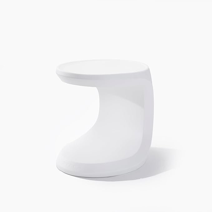 Step2 Mondello In-Pool Side Table, Outdoor/Indoor Waterproof Pool & Patio Furniture, Made of Durable Plastic, White