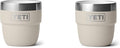 YETI Rambler 4 oz Stackable Cup, Stainless Steel, Vacuum Insulated Espresso/Coffee Cup, 2 Pack