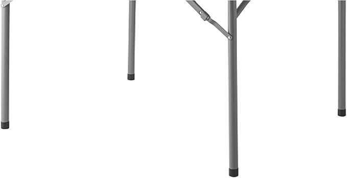 10 Pack 60" Round Granite White Plastic Folding Table - Heavy Duty Banquet, Party, Wedding Table - 5-Foot