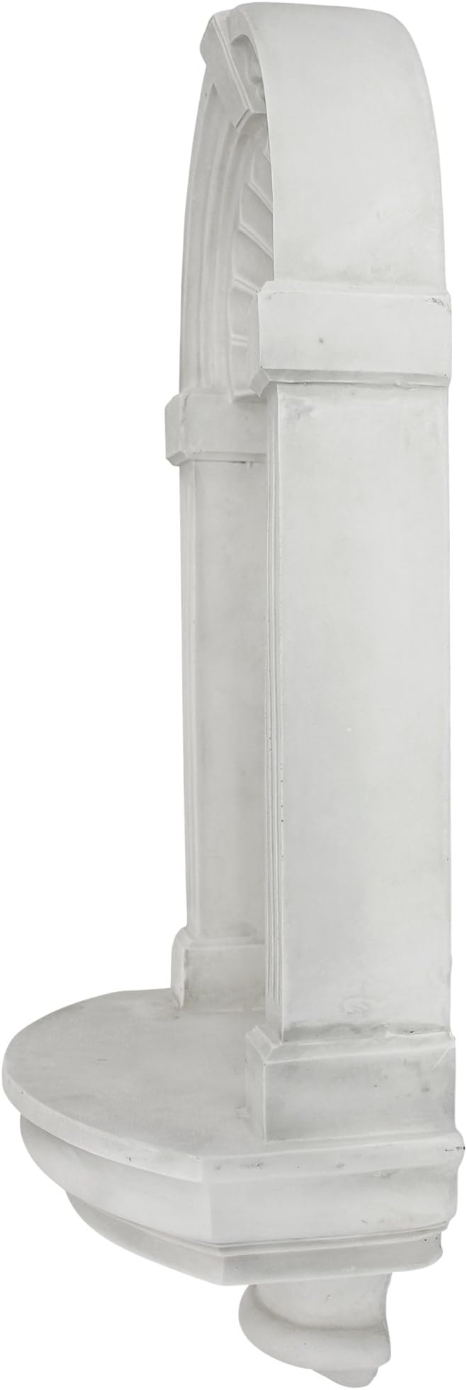 Design Toscano Classical European Style Wall Niche Display Shelf, Medium, 21 Inches Tall, Cast Stone Resin, Antique Stone