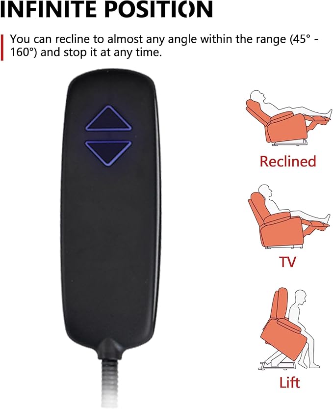 Large Power Lift Recliner Chair Sofa with Massage and Heat for Big and Tall Elderly,Infinite Positions,Single Motor,Cup Holders,and USB Ports,Velvet Home Theater Seat