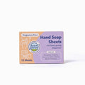 Brave Planet Foaming Hand Soap Refills – Eco-Friendly Fragrance-Free Sheets that are Biodegradable - Just Add Water to Dissolve & Refill 3-5 Bottles or Use Individually for Travel or Camping - 15 Ct