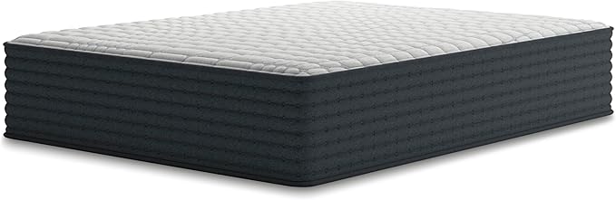 Signature Design by Ashley Hybrid 1400 14 Inch Extra Plush Gel Memory Foam Mattress with Edge Support for Pressure Relief, California King, Fiberglass Free, Mattress in A Box