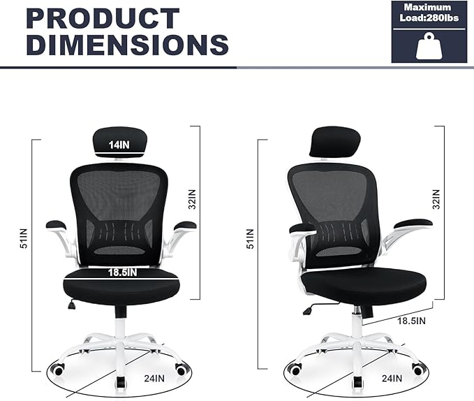 6 Pack Office Chair Ergonomic Desk Chair Comfort Adjustable Height with Wheels，Lumbar Support Mesh Swivel Computer Home Office Chair,Conference Room Chairs