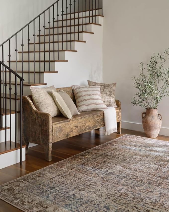 Loloi Amber Lewis Georgie Collection GER-09 Multi/Spice 2'-0" x 5'-0", .19" Pile Height, Accent Rug