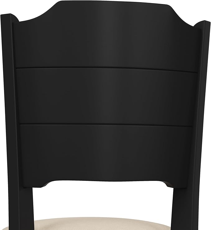 Hillsdale Clarion Wood Counter Height Swivel Stool, Black