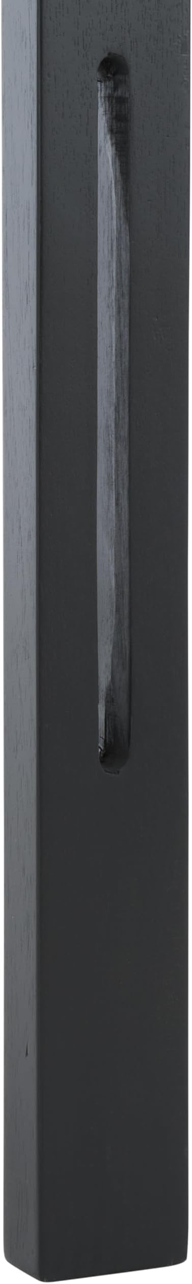 SAFAVIEH Home Collection Halvor Rattan Queen Size Headboard Black Frame & Natural Brown