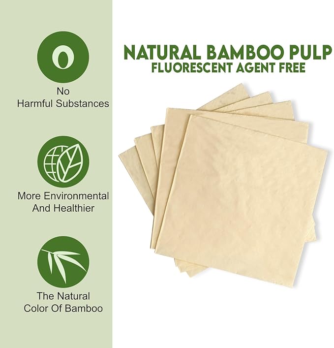 WBM Care Bamboo Facial Tissues, Bulk Box of 10 Packs, 150 Sheets Each, Total 1,500 Sheets, Soft and eco-friendly, perfect for everyday use, great value