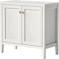 Sideboard Buffet Cabinets with Adjusable Shelves, Farmhouse Storage Cabinet, Credenza, Accent Cabinet, Kitchen Coffee Bar Console Table for Living Dining Room, Antique White