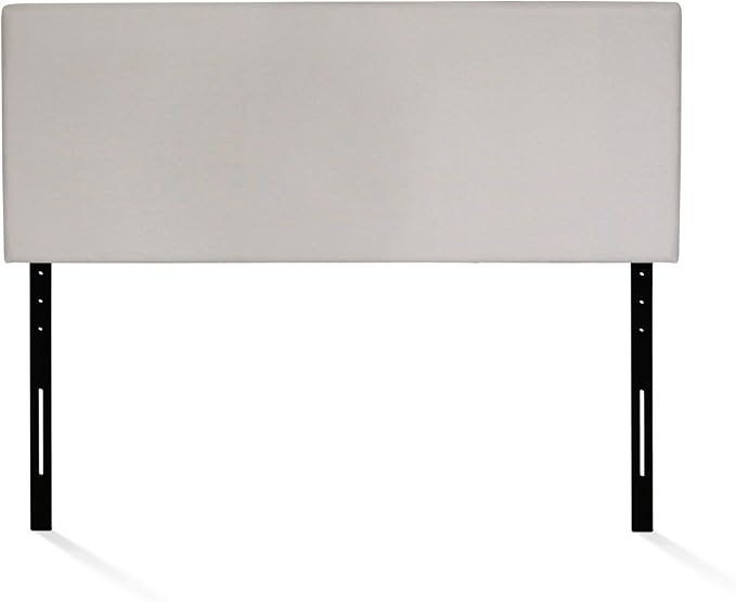 FURINNO Roanne Plain Headboard, Full, Fog