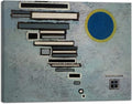 Wieco Art Canvas Wall Art Wassily Kandinsky Unequal 1932 Picture Print of Famous Paintings Canvas Prints Abstract Wall Art for Home Decor office decorationsand