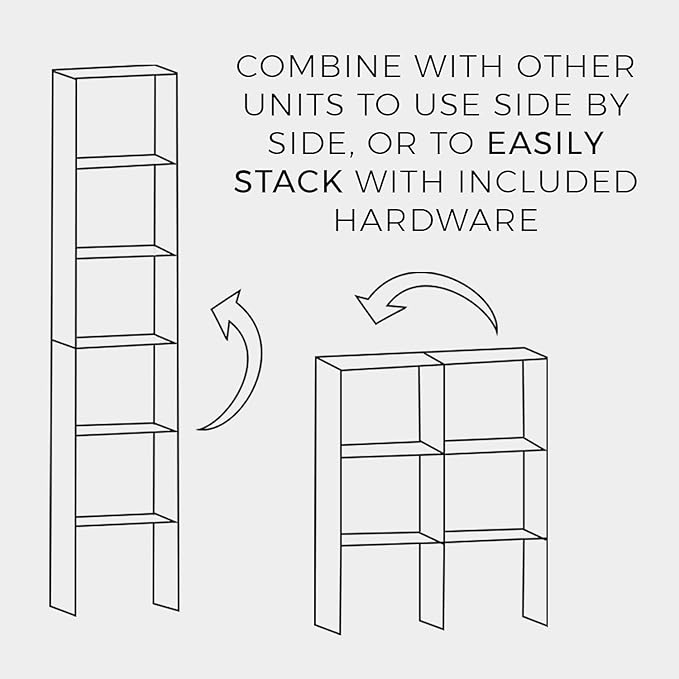 ClosetMaid 8956 Stackable 31-Inch Vertical Organizer, Espresso