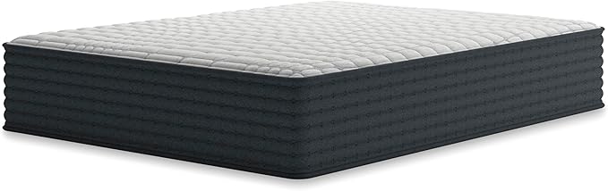 Signature Design by Ashley Hybrid 1300 13 Inch Plush Gel Memory Foam Mattress with Edge Support for Pressure Relief, Full, Fiberglass Free, Mattress in A Box