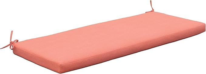 Tommy Bahama Bench Cushion, 50" X 19" X 2.5", Bamboo Bay Mango
