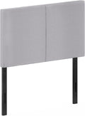 Furinno Roanne Upholstered Headboard, Twin, Glacier