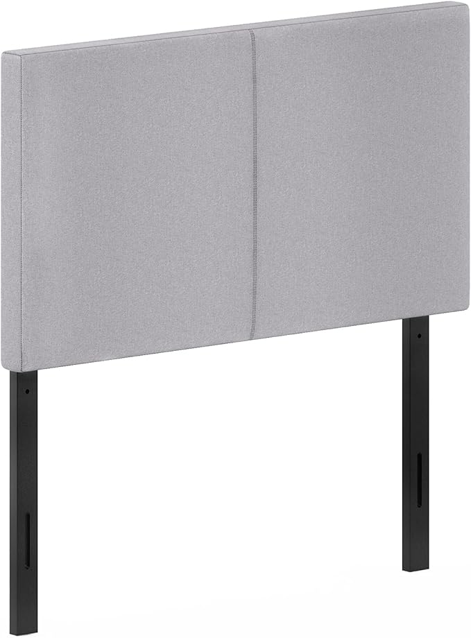 Furinno Roanne Upholstered Headboard, Twin, Glacier
