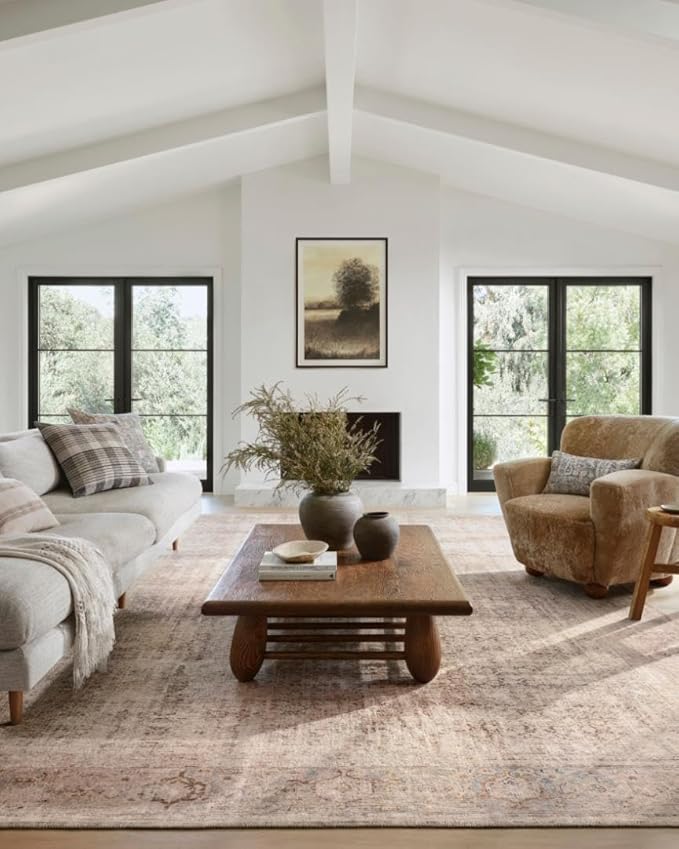 Loloi Amber Lewis Georgie Collection GER-02 Ocean/Sand 3'-0" x 12'-0", .19" Pile Height, Runner Rug