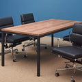 Bast Board Modern Simple Style Computer Desk Standing Table 30x59 Inches Large Office Desk Computer Table Study Writing Desk Workstation for Home Office Black Metal Frame
