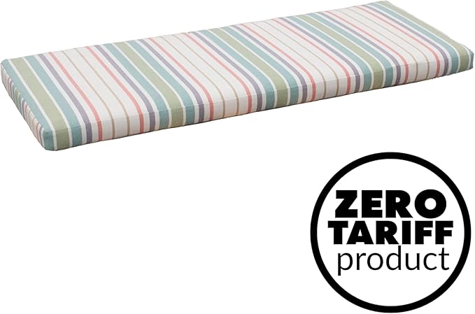 Tommy Bahama Bench Cushion, 48" X 19" X 2.5", Bandeau Pastel