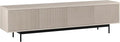 Henn&Hart Rectangular TV Stand for TV's up to 85" in Beech White, for Home, Living Room, Bedroom, Entertainment Room, Office