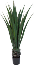 Pure Garden Giant Agave Fake Plant - 52-Inch Faux Succulent with Pot - Modern Artificial Trees for Home Decor Indoor and Outdoor Blend Southwestern Style