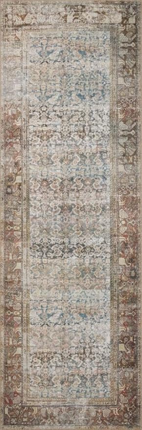 Loloi Amber Lewis Georgie Collection GER-09 Multi/Spice 2'-0" x 5'-0", .19" Pile Height, Accent Rug