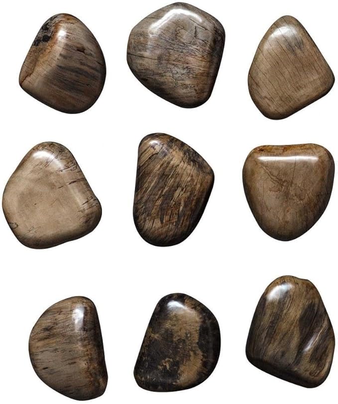 Uttermost Pebbles Set of Nine Walnut Wd Wall Decor